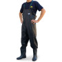 Lineaeffe Scaphandre PVC Chest Black Taille 43 Waders de Pêche Respirant Néoprène Tour de Poitrine Pantalon Cuissardes