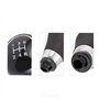 1neiSmartech Pommeau de levier de vitesse manuel 5 vitesses compatible avec Ford Focus Fiesta Kuga avec finitions chromées et ma