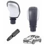 1neiSmartech Kit pommeau de levier de vitesses 5 vitesses avec recul et adaptateur compatible avec Peugeot 207 (2006-2012), 208 