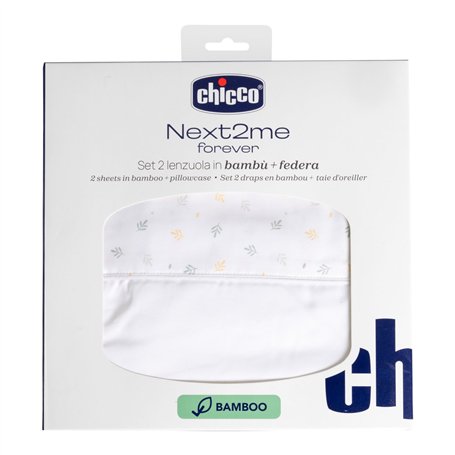 Chicco Ensemble de draps en fibre de bambou