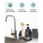 ESTETHI Organisateur Évier Cuisine avec Distributeur de Savon – Support Rangement Évier avec Égouttoir, Range Éponge et Porte-Ch