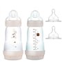 MAM anti Colic Bouteille 260 avec tétine Taille 1 & 2