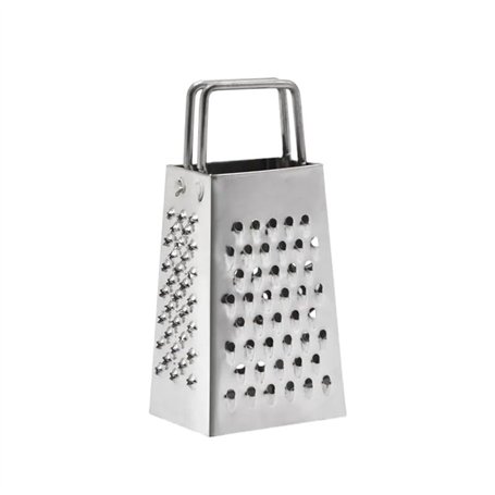 Mini râpe à 4 faces en acier inoxydable – Parfait pour fromage