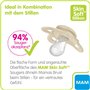 MAM "Skin Soft Silicone Sucette 0-6 Mois, lot de 4, 2 x boîtes de transport stérilisables incluses