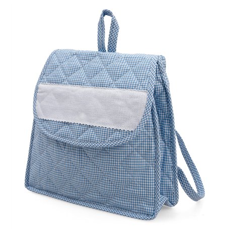 Filet - Sac à dos maternelle pour enfants | Matériaux de haute qualité | Insert en toile aida personnalisable | Fermeture avec b