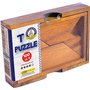 Logica Jeux Art. T Puzzle - Casse-Tête en Bois Précieux - 100 Puzzles en 1 - Difficulté 4/6 Extrême - Puzzle Géométrique - Colle