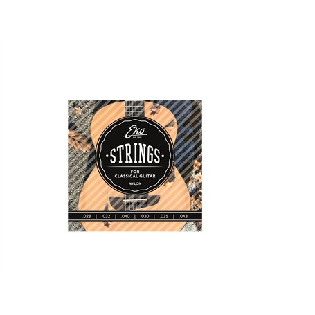 EKO - Cordes guitare classique 28-43 moyenne tension SET/6