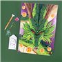 DIAMANTINY - Dragon Ball, Battle Shenron - Kit de création de mosaïque avec pierres précieuses 3D, 1 cadre
