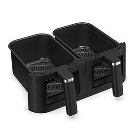 FRANKYSTAR Radika Base pour parasol de jardin rond Ø51 cm Support de 25 kg pour parasols en béton gris