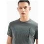 A | X ARMANI EXCHANGE T- Shirt en Coton avec Logo numérique Coupe Classique, Urban Chic, XS Homme