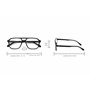 Prontoleggo Lunettes de lecture Prince Noir +1,50, Noir, 1.5 Diottria