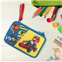 Franco Cosimo Panini Mario Kart - Trousse Scolaire Officielle Mario Kart, Trousse 3 Compartiments Enfant et Fille avec kit Papet