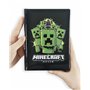 Franco Cosimo Panini Minecraft Minecraft Agenda scolaire officiel 12 mois idéal pour l'école primaire avec couverture rembourrée