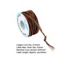 Marhynchus 30AWG Câble de Fil électrique, coloré P/N B-30-1000 Fil de raccordement en cuivre étamé 8 Fils Emballage Câble de Tes