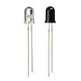 ExcLent 10Pcs 5Mm 940Nm Infrarouge Diode Infrarouge Lancement Émetteur Récepteur Récepteur Led