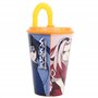 Stor Naruto Gobelet réutilisable avec couvercle et paille 430 ml