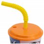 Stor Naruto Gobelet réutilisable avec couvercle et paille 430 ml
