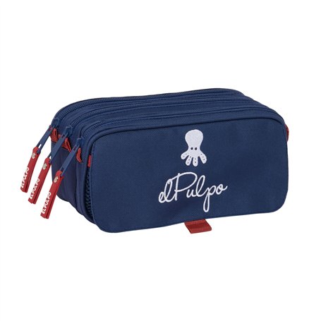 Trousse Fourre-Tout Triple El Pulpo Blue marine 21