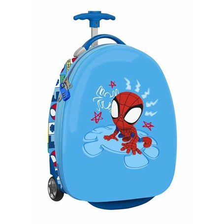 Trolley de Cabine Stitch RESCUE Bleu Rouge 28 x 43 x 23 cm