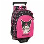 Cartable à roulettes Kuromi Noir Fuchsia 26 x 11 x 67 cm 26 x 34 x 11 cm