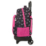 Cartable Kuromi Noir Fuchsia 33 x 45 x 22 cm