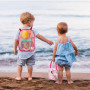 ColorBaby Disney Minnie Mouse Ensemble de Plage pour Enfants avec Pelle, râteau, arrosoir et Accessoires Disney, Sac à Dos de Pl