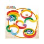 ColorBaby WOOMAX Montessori Jeu de Construction Arc-en-Ciel en Bois pour Enfant 6 pièces