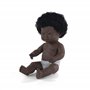 Miniland Poupée avec Syndrome de Down Fille Africaine 38 cm