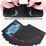 Jeu de Carte 54 BETOY 2PCS Jeu de Cartes de Poker Imperméable Plastique Outil de Tours de Magie Classique pour la Fête et Le Jeu