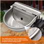 Abreuvoir Automatique pour Chien, Distributeur d'eau Potable pour BéTail avec Connecteur, Abreuvoir en Acier Inoxydable pour Vac