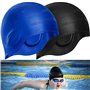 BETOY Bonnet de Bain Protection Oreille 3D - Bonnet de Bain Femme Homme Enfant - Bonnet Piscine - Bonnet Natation Femme - Bonnet