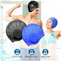 BETOY Bonnet de Bain Protection Oreille 3D - Bonnet de Bain Femme Homme Enfant - Bonnet Piscine - Bonnet Natation Femme - Bonnet