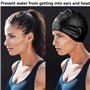 BETOY Bonnet de Bain Protection Oreille 3D - Bonnet de Bain Femme Homme Enfant - Bonnet Piscine - Bonnet Natation Femme - Bonnet