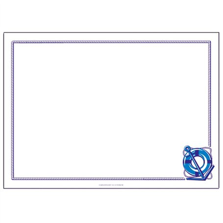 García de pou Sets De Table ''Cadaques'' 48 G/M2 31X43 Cm Blanc Cellulose - 500 unités