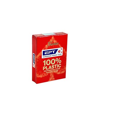 Fournier EPT European Poker Tour Plastic Professional Poker Playing Cards New (Blue Or Red)