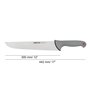 Arcos Couteau de Boucher en Acier Inoxydable Nitrum. Couteau de Cuisine Professionnel pour Viande. Poisson et Légumes. Manche Er
