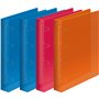 Dohe - Classeurs à 4 Anneaux en Polypropylène Rigide (Lot de 4) - 3 Couleurs