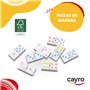 Cayro - Dominos - + 6 Ans - Modèle Moderne Et Décoratif - Jeu De Société Classique pour Enfants Et Adultes - Fabriqué en Bois Na