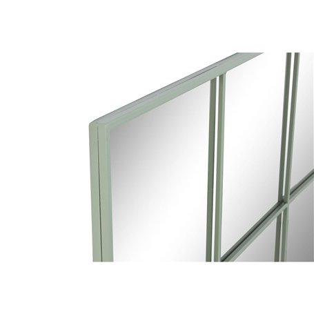 Miroir mural Home ESPRIT Vert Fenêtre Scandi 122 x 2 x 122 cm