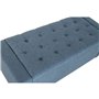 Banquette Home ESPRIT Bleu Polyester Bois 120 X 50 X 42 CM