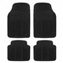 Lot de 4 Tapis en Caoutchouc pour Voiture Noir
