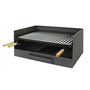 IMEX EL ZORRO 71514 Bac avec Plaque en INOX pour Barbecue 72 x 40 x 33 cm