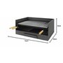 IMEX EL ZORRO 71514 Bac avec Plaque en INOX pour Barbecue 72 x 40 x 33 cm