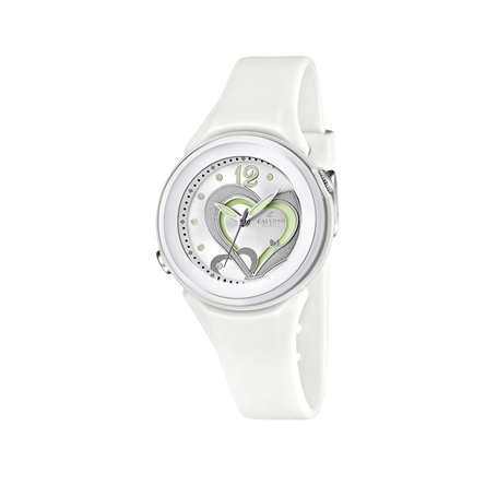 Calypso Montre pour Femme K5576/1 Trendy Boîtier en Plastique Multi Bracelet en Plastique Blanc