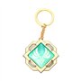 Genshin Porte-clés lumineux en forme de clé jouet Impact Liyue Vision Anemo Porte-clés doré Figurine de jeu Porte-clés Porte-clé