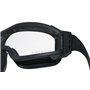 Delta Tactics Lunettes de protection anti-vAHO noires 3 verres de sécurité pour chasse, adulte, unisexe, multicolore, taille uni