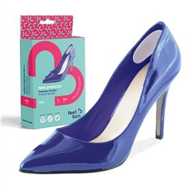 Lot de 2 protections de talon en gel antidérapantes pour éviter les frottements et soulager la douleur Transparent