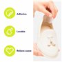 Lot de 2 protections de talon en gel antidérapantes pour éviter les frottements et soulager la douleur Transparent