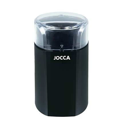 JOCCA Moulin à café électrique 60 g | Lames en acier inoxydable | Moteur puissant AC | Pour café
