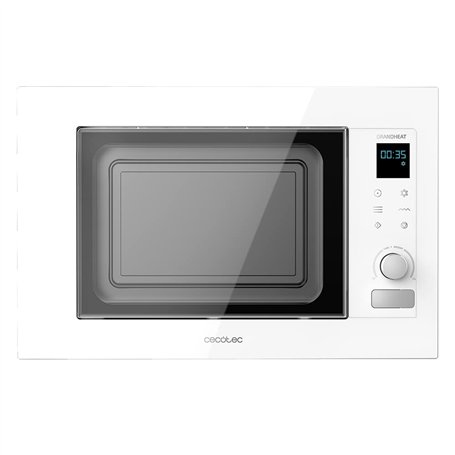 Cecotec Micro-Ondes Encastrable avec Grill Grandheat 2090 Encastrable Touch White